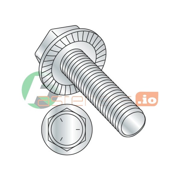 Newport Fasteners Grade 5, 1/4"-20 Hex Flange Bolt, Zinc Plated Steel, 1 in L, 2000 PK 986079 - main